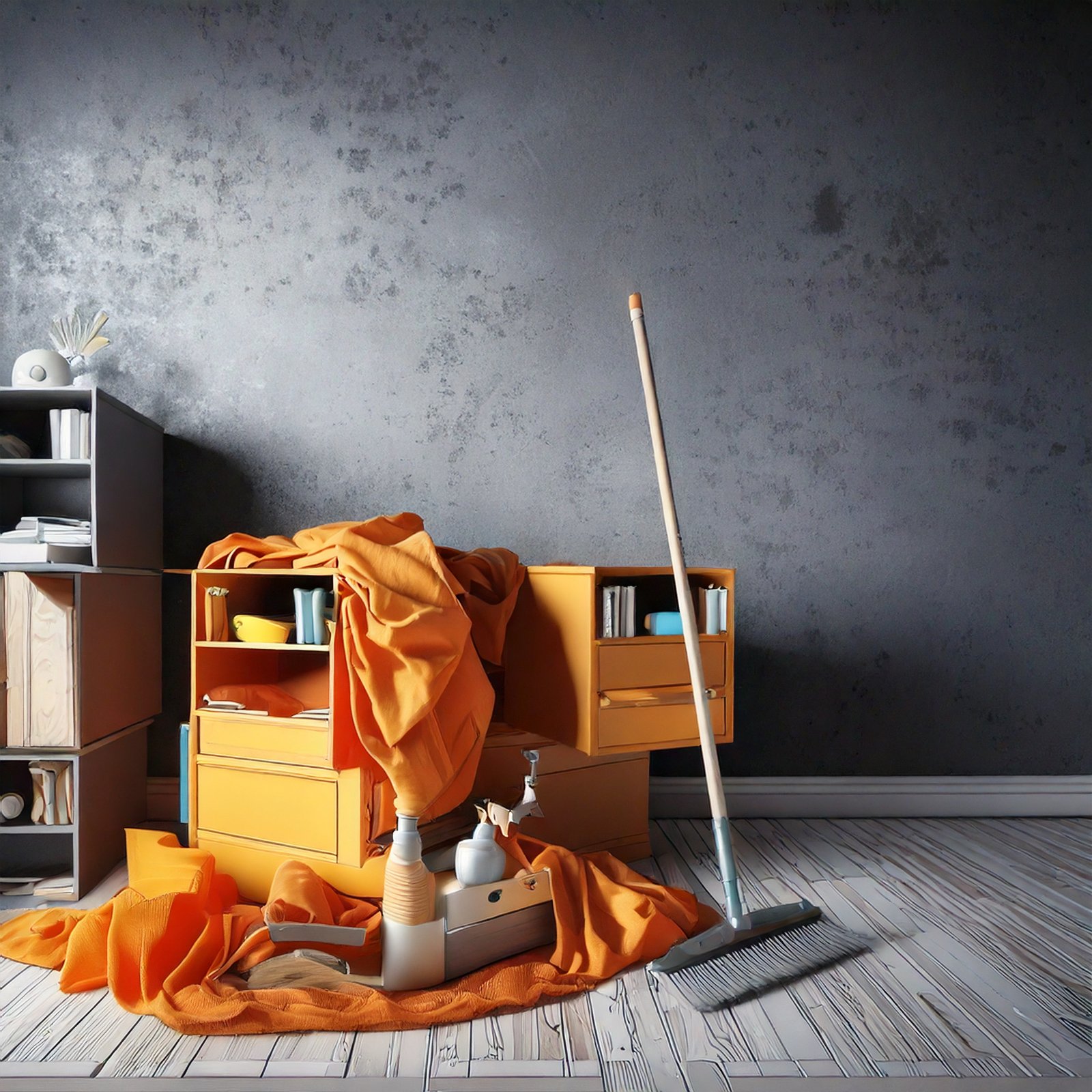 Firefly Erstelle mir ein Bild zum Thema entrrümpelung Service 2060